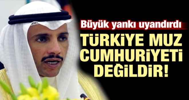 El-Ğanim: 'Türkiye muz cumhuriyeti değildir'