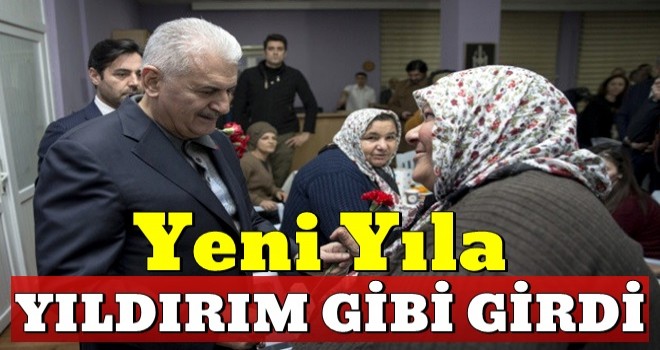 Binali Yıldırım yılın ilk saatlerinde Darülaceze Müdürlüğü'nü ziyaret etti