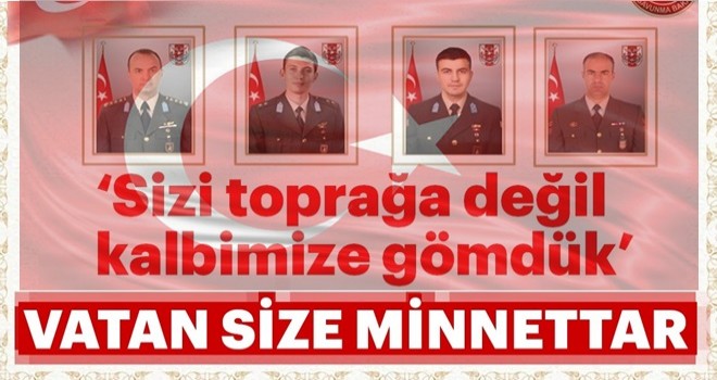 Hulusi Akar: 'Sizi toprağa değil yüreğimize gömdük'