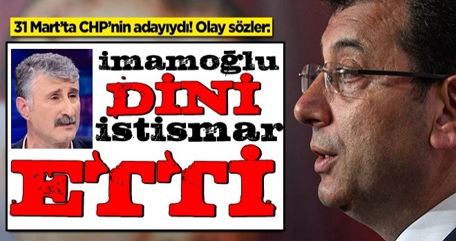 Alper Taş'tan olay sözler: Ekrem İmamoğlu dini istismar etti