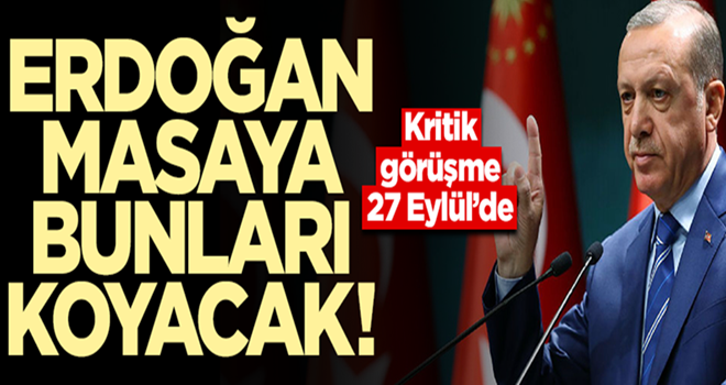 Başkan Erdoğan'ın çantasında 8 dosya var!