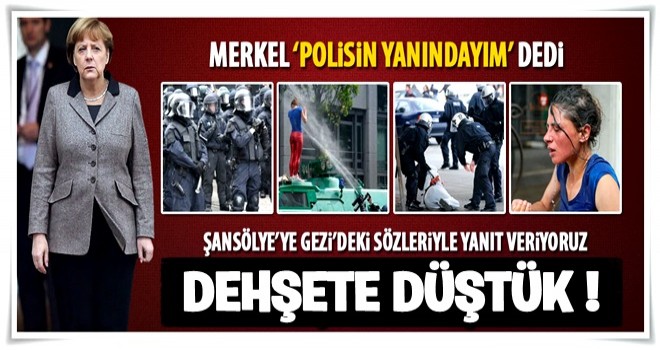 Merkel'den Hamburg olayları ve polis yorumu