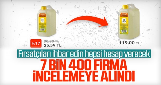 Fırsatçılık yapan firmalar takibe alındı