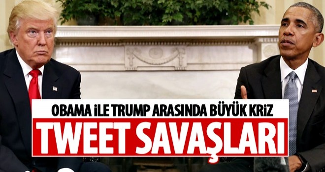 Obama ile Trump arasında gerginlik