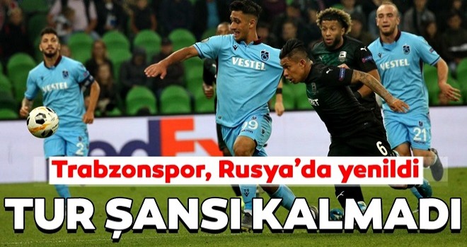 UEFA Avrupa Ligi: Trabzonspor'un tur şansı kalmadı