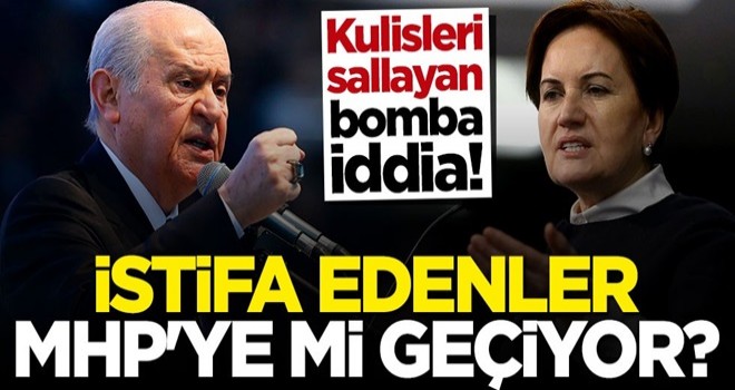 Ankara'da kulisleri sallayan bomba iddia! İstifa edenler MHP'ye mi geçiyor?