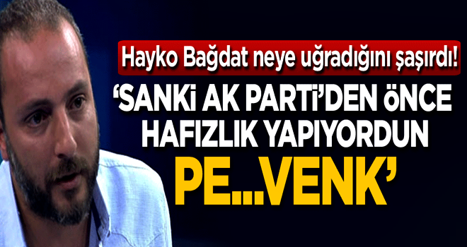 Hayko Bağdat'a tokat gibi cevap!