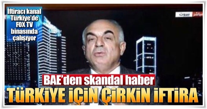 BAE'den Türkiye için çirkin iftira