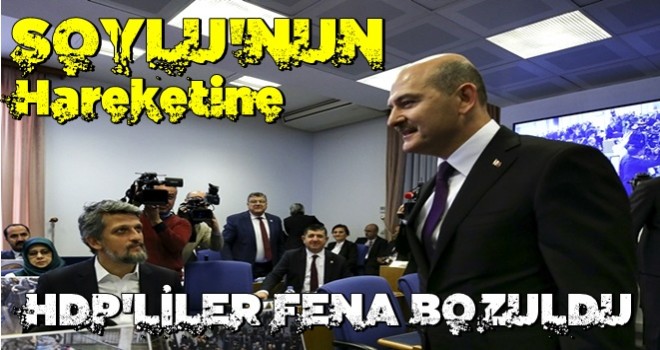 Süleyman Soylu'nun hareketine HDP'liler fena bozuldu