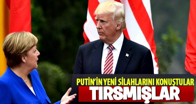 Merkel ve Trump telefonda Putin'in yeni silahlarını konuştu!