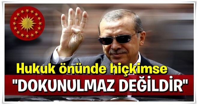 Cumhurbaşkanı Erdoğan: Hiçbir farkı yoktur