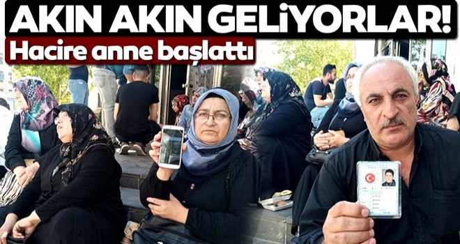 Hacire anne başlattı, akın akın geliyorlar