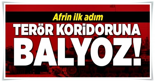 Afrin ilk adım .