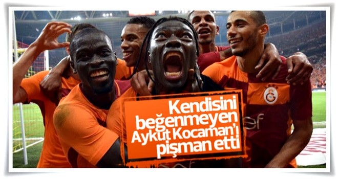 Aykut Kocaman'ın beğenmediği Gomis şov yaptı