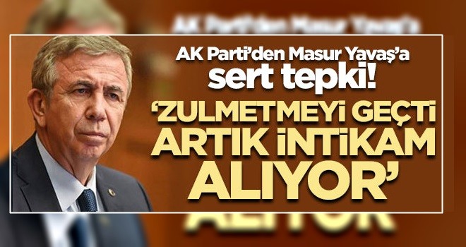 AK Parti'den Mansur Yavaş'ın 15 Temmuz gazisini işten çıkarılmasına sert tepki!