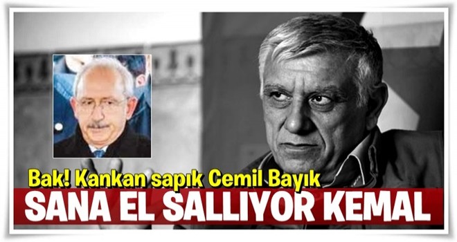 Bak! Kankan sapık Cemil Bayık sana el sallıyor Kılıçdaroğlu!