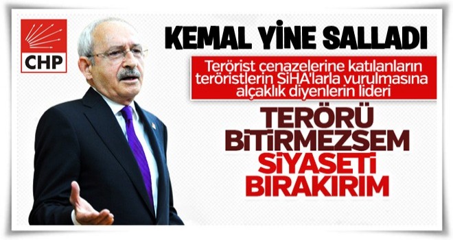 Kılıçdaroğlu terörü bitirme sözü verdi