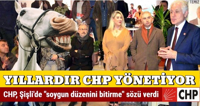 CHP adayı Şişli'de "soygun düzenini bitirme" sözü verdi!