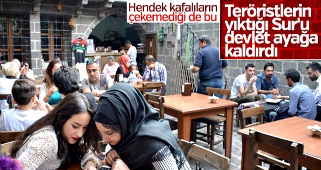 Teröristler tahrip etti, devlet yeniden ayağa kaldırıyor