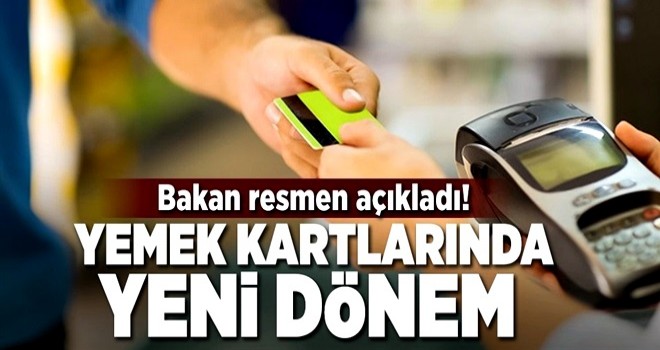 Yemek kartlarıyla market alışverişine son .