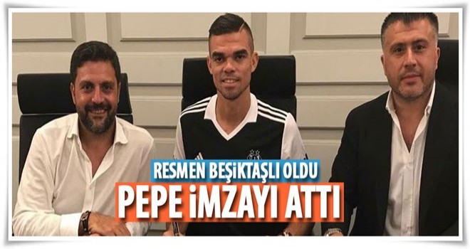 Pepe Beşiktaş formasını giydi