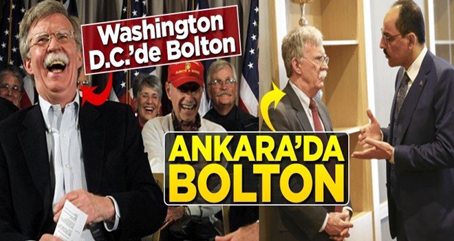 Washington D.C.'de Bolton, Ankara'da Bolton... Kalın'ı böyle dinledi!