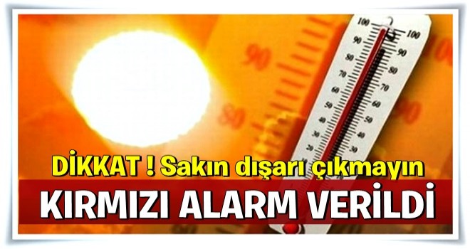 Dikkat! Bugün dışarı çıkmayın