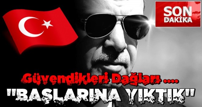 TÜRKİYE'Yİ SURİYE GİBİ YAPACAKLARINI SANANLARA CEVABIMIZI İNLERİNE GİREREK VERDİK.