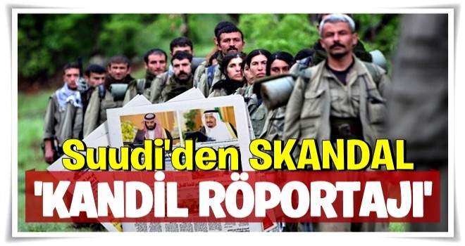 Suudi Arabistan gazetesinden PKK'lı teröristle "röportaj"