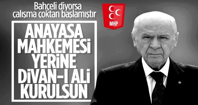 MHP lideri Devlet Bahçeli: AYM yeniden yapılandırılmalıdır