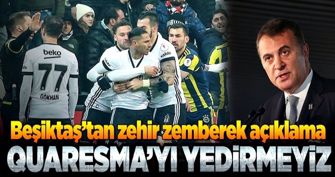 Quaresma'yı yedirmeyiz! .