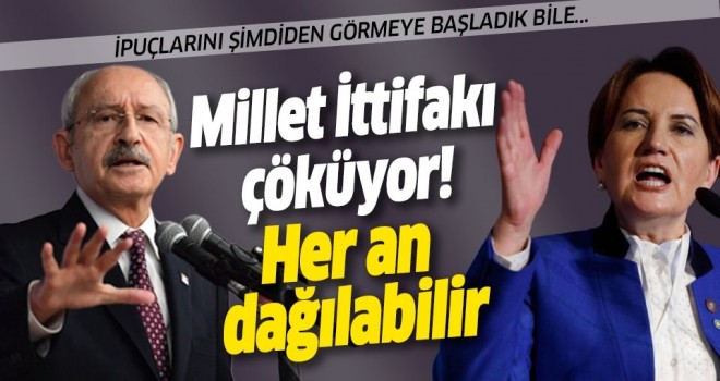 Millet ittifakı çöküyor! Her an dağılabilir .