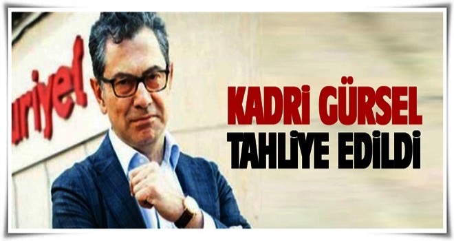 Kadri Gürsel tahliye edildi