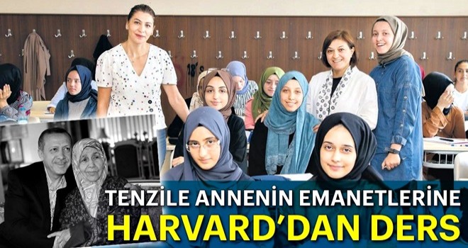 Tenzile annenin emanetlerine Harvard’dan ders