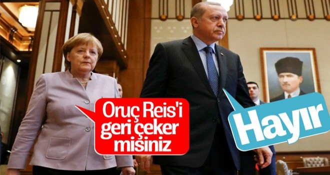 Erdoğan-Merkel görüşmesinin detayları belli oldu