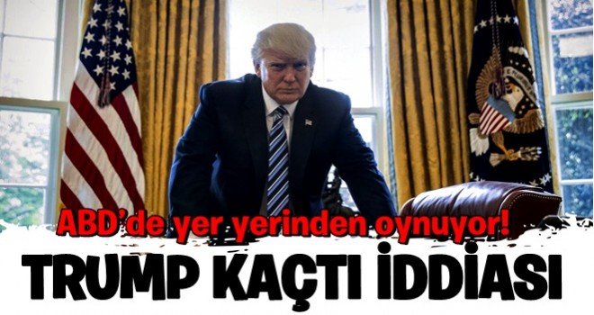 ABD’de yer yerinden oynuyor! Trump ‘kaçtı’ iddiası