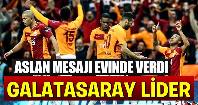 Galatasaray, Başakşehir'i geçti zirveye yükseldi