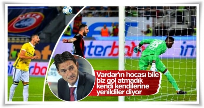 Vardar'ın hocası: Attığımız iki gol de F.Bahçe'nin hatası