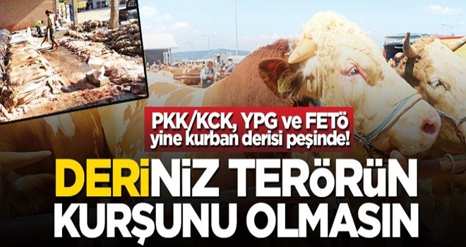 PKK/KCK, YPG ve FETÖ yine kurban derisi peşinde! Deriniz terörün kurşunu olmasın