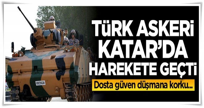 Türkiye ve Katar'dan ortak tatbikat