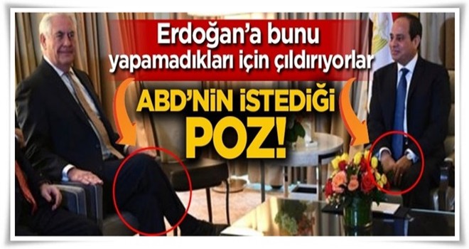 ABD Türkiye'ye bunu yapamadığı için çıldırıyor! ABD'nin istediği poz