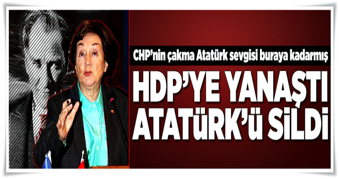 ÇYDD HDP için Atatürk'ü sildi .