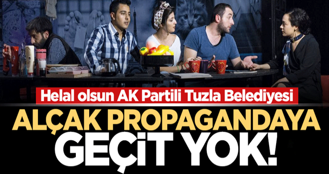 Helal olsun AK Partili Tuzla Belediyesi! 'Deizm' propagandasına geçit yok