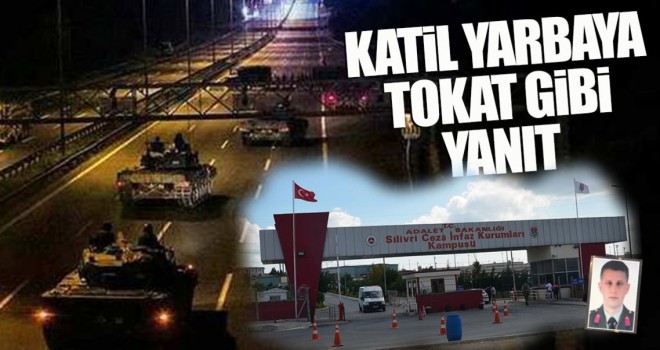 Katil yarbaya tokat gibi yanıt