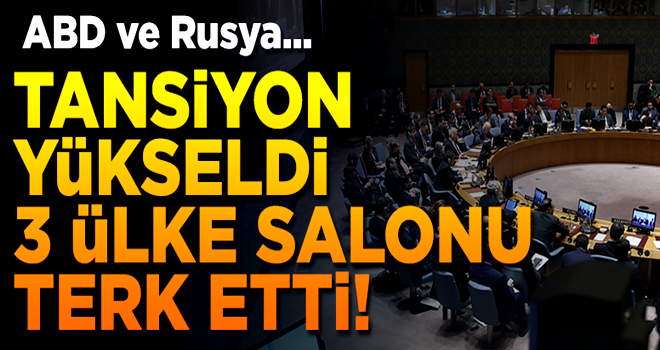 BMGK'da tansiyon yükseldi, 3 ülke salonu terk etti!