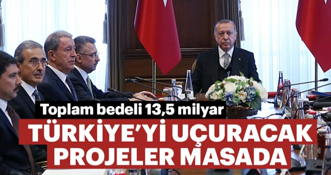 Savunmaya 13.5 milyar liralık yeni projeler