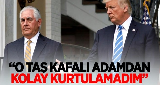 Trump: O taş kafalı adamdan kolay kurtulamadım