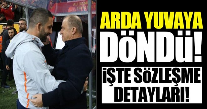 Arda Galatasaray'da! İşte sözleşmenin detayları!