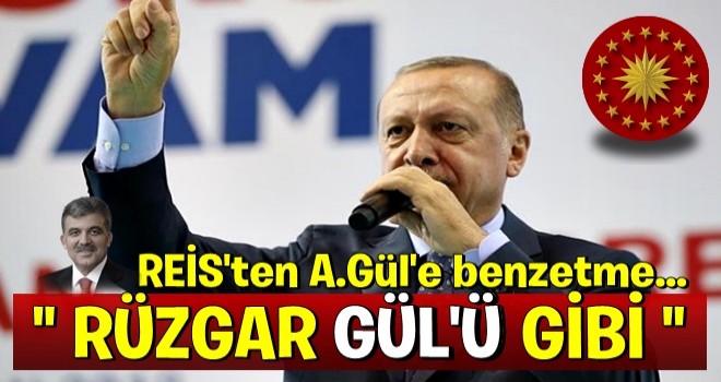 Erdoğan'dan, Abdullah Gül'e çok ağır benzetme...