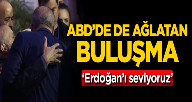 ABD'de ağlatan buluşma!